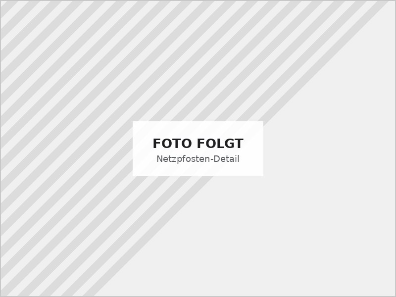 Nahaufnahme Netzpfosten mit FAMAX-PADEL-Branding
